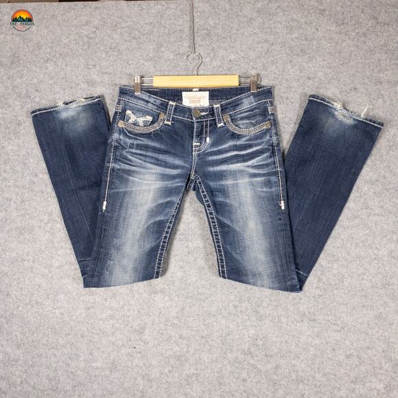 Big Star Vintage Collection Liv Slim Bootcut Leg Jeans Blue Denim Women's 28 - Picture 11 of 16